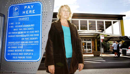 Kim McDowell thinks charging Ballina residents to park at the airport is a bit of a money grab. Kim McDowell thinks charging Ballina residents to park at the airport is a bit of a money grab.
